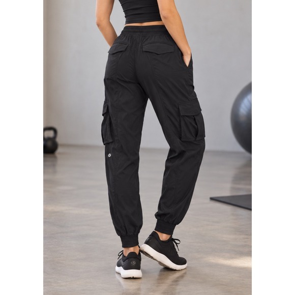 lululemon athletica Pants - Lululemon Dance Studio Relaxed-Fit Mid-Rise Cargo Jogger Pants Black Size Small